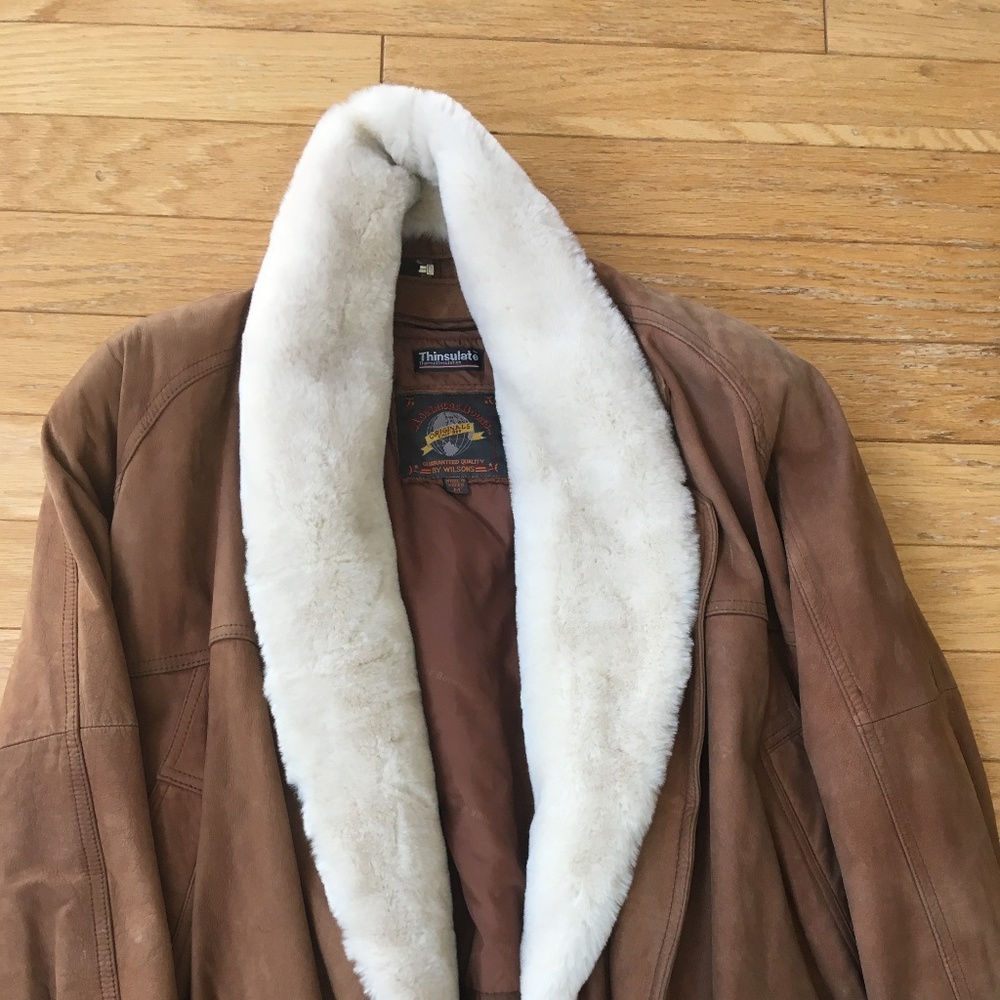 Adventure Bound by Wilsons Tan Leather Jacket
